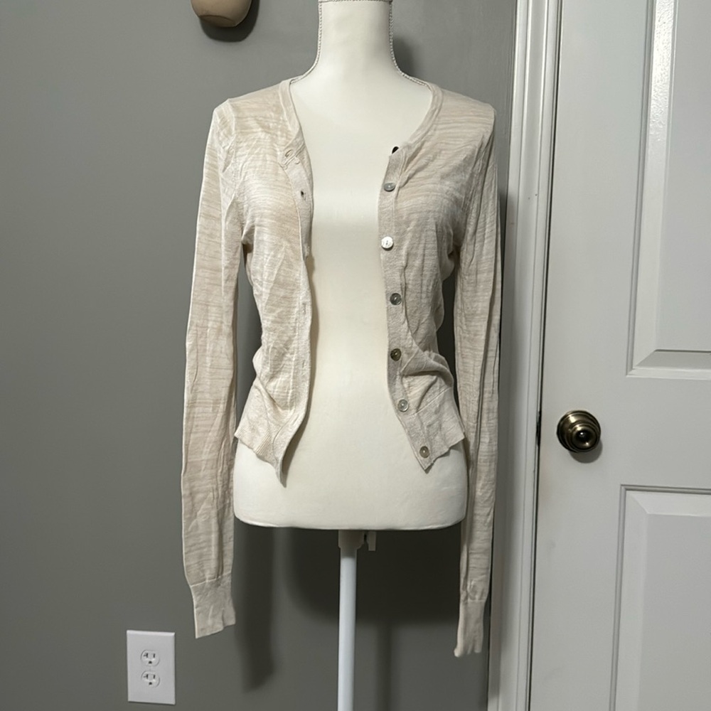 Express Cream Cardigan - Small